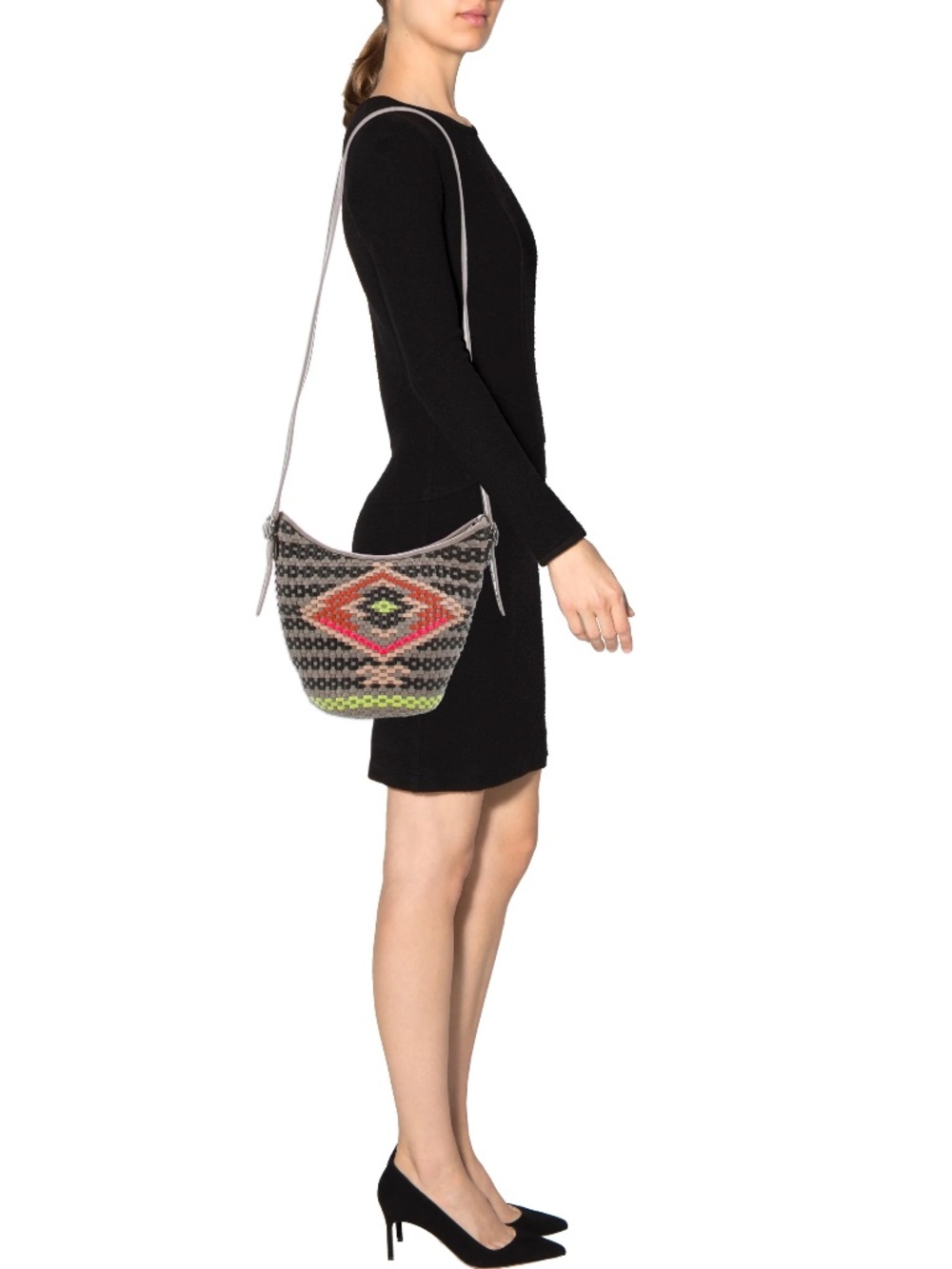 Coach Dreamweaver Mini Duffel Bag in Grey/Multicolor - Picture 9 of 9